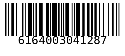Barcode 6164003041287