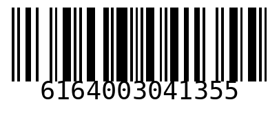 Barcode 6164003041355