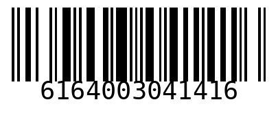 Barcode 6164003041416