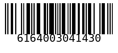 Barcode 6164003041430