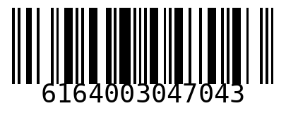 Barcode 6164003047043