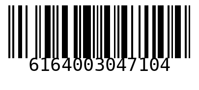 Barcode 6164003047104