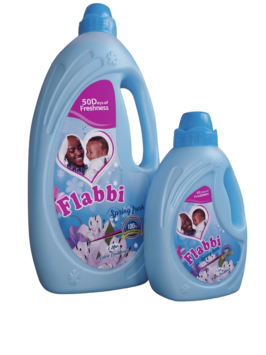 Flabbi Fabric Conditioner - Spring Fresh - 2L and 750ml
