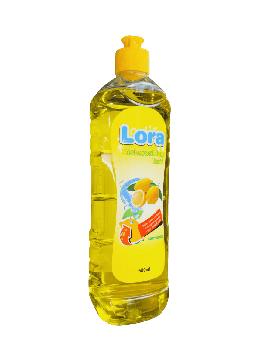Lora Dishwashing Liquid - Zesty Lemon 500ml