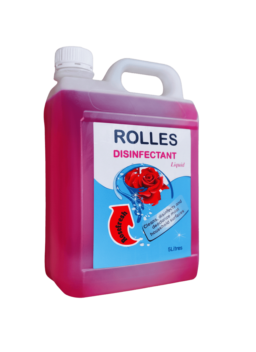 Rolles QAC Disinfectant - Rosefresh 5L side