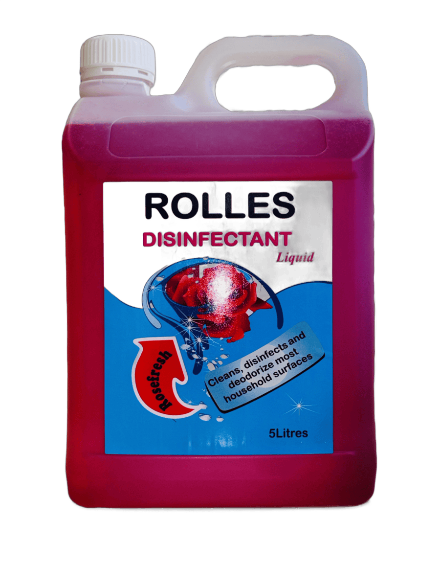 Rolles QAC Disinfectant - Rosefresh 5L front